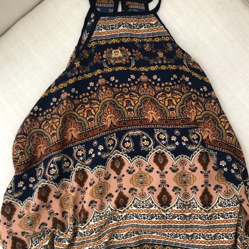 Silk halter top blouse XS